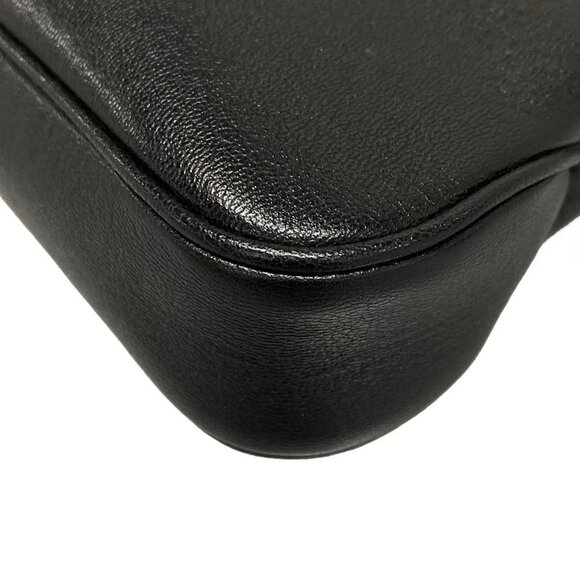 Auth GUCCI GG Marmont Black Leather Shoulder Bag - Picture 5 of 16